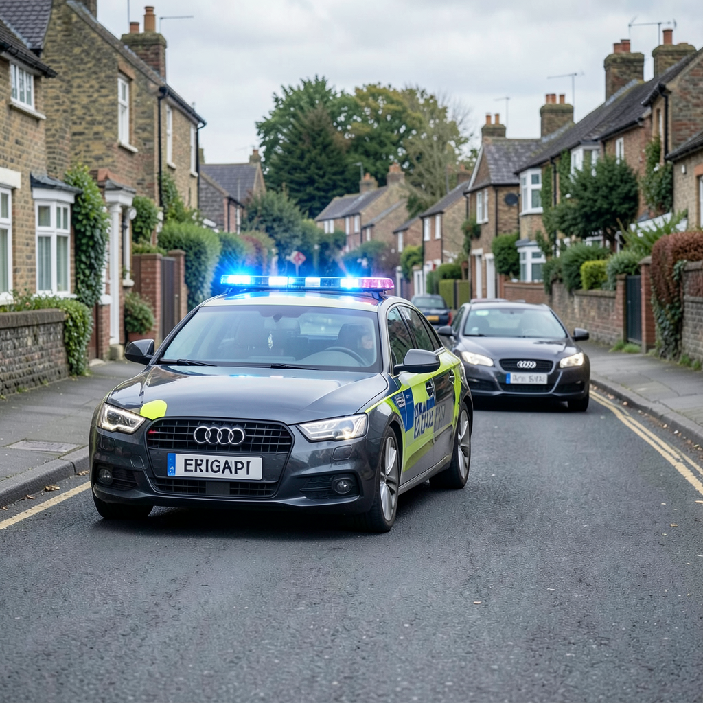 Police report Audi S3 driver after chase and passenger seat swap in Bradford